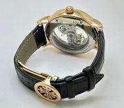 Patek Philippe Bridge Black Leather Strap Swiss Automatic Watch - Image 7