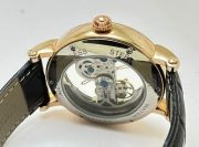 Patek Philippe Bridge Black Leather Strap Swiss Automatic Watch - Image 8