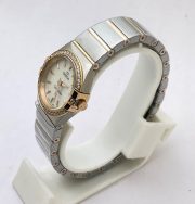 Omega Constellation Stick Mark Mother Of Pearl Diamond Bezel Ladies Watch - Image 4