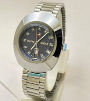 Rado Diastar Steel DAY-DATE Blue Swiss Automatic Watch - Image 3