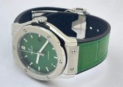 Hublot Vendom Classic Green Leather Strap Swiss Automatic Watch - Image 6