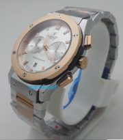 Hublot Classic Fusion Chronograph Dual Tone White Watch - Image 4