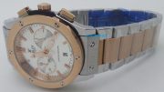 Hublot Classic Fusion Chronograph Dual Tone White Watch - Image 6