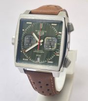 Tag Heuer Monaco Caliber 12 Green Watch - Image 3
