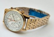 Breitling Navitimer Chronograph White Rose Gold Mens Watch - Image 6