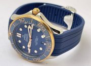 Omega Seamaster 50th Anniversary Blue Rubber Strap Swiss Automatic Watch - Image 6