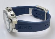 Oris Aquis Chronograph Blue Rubber Strap Watch - Image 7