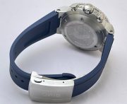 Oris Aquis Chronograph Blue Rubber Strap Watch - Image 8