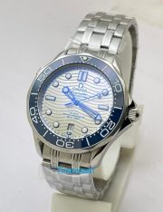 OMEGA SEAMASTER 50TH ANNIVERSARY GREY DIAL STEEL SWISS AUTOMATIC WATCH - Image 3