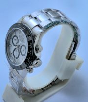 Rolex Daytona Cosmograph Panda Edition Swiss ETA 4130 Valjoux Automatic Movement Watch - Image 3
