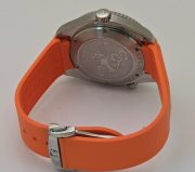 Omega Seamaster Planet Ocean White Orange Rubber Strap Swiss Automatic Watch - Image 7