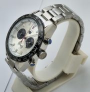 Tag Heuer Carrera Sport Chronograph White Steel Watch - Image 4