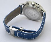 Breitling Navitimer Chrono Blue Leather Strap Watch - Image 7