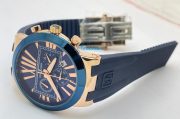Ulysse Nardin Executive Chronograph Blue Rubber Strap Watch - Image 6