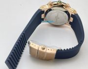 Ulysse Nardin Executive Chronograph Blue Rubber Strap Watch - Image 7