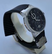 Ulysse Nardin Maxi Marine Chronometer Eastern Arabic Numerals Black Steel Swiss Automatic Watch - Image 5
