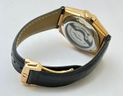 Omega Constellation Rose Gold Black Strap Swiss Automatic Watch - Image 7