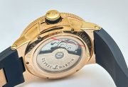 Ulysse Nardin Maxi Marine Rose Gold White Rubber Strap Swiss Automatic Watch - Image 8