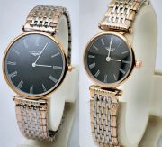 Longines Elegance La Grande Black Dual Tone Couple Watch - Image 3