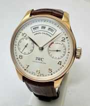 I W C Portugieser Annual Calendar Swiss ETA 7750 Valjoux Automatic Movement Watch - Image 3