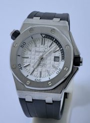 Audemars Piguet Diver White Black Rubber Strap Swiss Automatic Watch - Image 3
