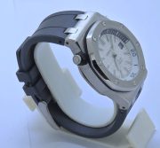 Audemars Piguet Diver White Black Rubber Strap Swiss Automatic Watch - Image 5