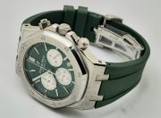Audemars Piguet Chronometer Green Rubber Strap Watch - Image 6