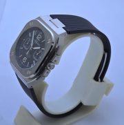 Bell & Ross BR05 Black Rubber Strap Chronograph Watch - Image 4
