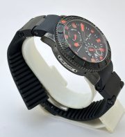 Ulysse Nardin Marine Diver Black Sea Rubber Strap Swiss Automatic Watch - Image 5