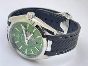 OMEGA SEAMASTER AQUA TERA WORLD TIME GREEN SWISS AUTOMATIC WATCH - Image 6