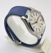 OMEGA SEAMASTER AQUA TERRA WHITE RUBBER STRAP LIMITED EDITION SWISS AUTOMATIC WATCH - Image 5