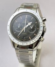 Omega Speedmaster 57 Co-Axial Master Chronometer Chronograph Black Steel Watch - Image 3