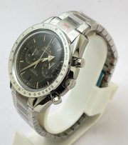 Omega Speedmaster 57 Co-Axial Master Chronometer Chronograph Black Steel Watch - Image 4