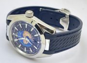 OMEGA SEAMASTER AQUA TERA WORLD TIME BLUE SWISS AUTOMATIC WATCH - Image 6