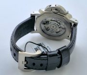 Panerai Marina Steel Black Leather Strap Swiss Automatic Watch - Image 7