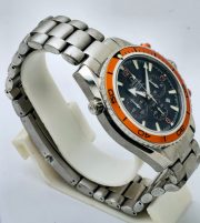 Omega Seamaster Planet Ocean Black Dial Orange Bezel Steel Watch B - Image 5