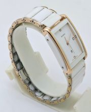 Rado Jubile Square White Ceramic Dual Tone Watch - Image 5