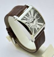 Franck Muller Square Master Leather Strap Watch - Image 5
