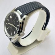 OMEGA SEAMASTER AQUA TERRA BLACK RUBBER STRAP SWISS AUTOMATIC WATCH - Image 4