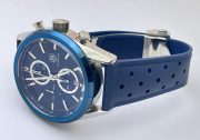 Tag Heuer Calibre 1887 Blue Rubber Strap Watch - Image 6