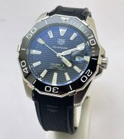 Tag Heuer Aquaracer Calibre 5 Black Rubber Strap Swiss Automatic Watch - Image 3