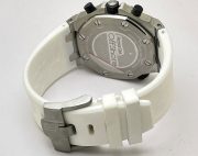 Audemars Piguet Diver Chronograph White Rubber Strap Watch - Image 7