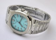 Patek Philippe Nautilus Tiffany & Co Swiss ETA Caliber 26-330 Valjoux Movement Automatic Watch - Image 6