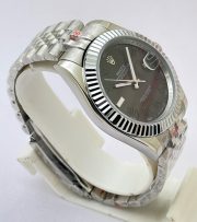 Rolex Date-Just Roman Mark Grey Steel Swiss Automatic Watch - Image 5