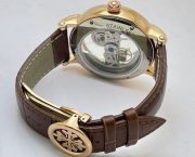 Patek Philippe Bridge Leather Strap Swiss Automatic Watch - Image 7