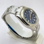 Rolex Oyster Perpetual BLUE Steel Swiss Automatic Watch - Image 5