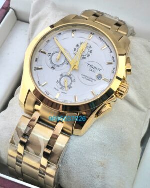 Tissot Couturier White Golden Bracelet Watch