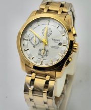 Tissot Couturier White Golden Bracelet Watch - Image 3