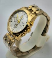 Tissot Couturier White Golden Bracelet Watch - Image 4