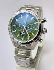 Tag Heuer Carrera Sport Green Chronograph Steel Watch - Image 3